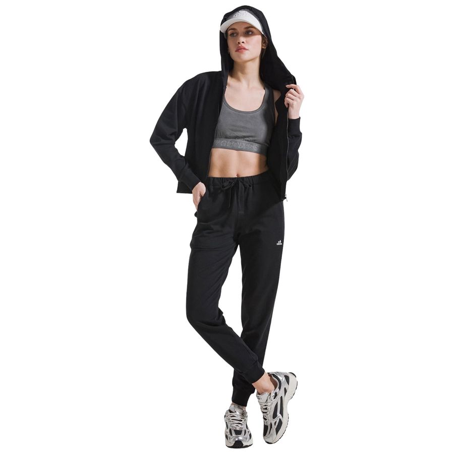 Jogger in tessuto stretch nero da donna Deha | D4225510009